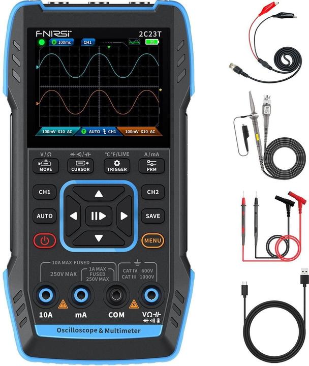 Image du produit Fnirsi 2C23T (CAT III 1000V, CAT IV 600V)