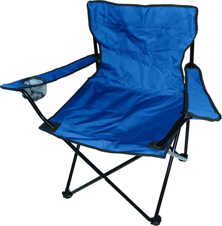 Produktbild Mojawo 4-teiliges Campingmöbel Set Blau Tisch+Campingstühle/Anglerstühle Blau