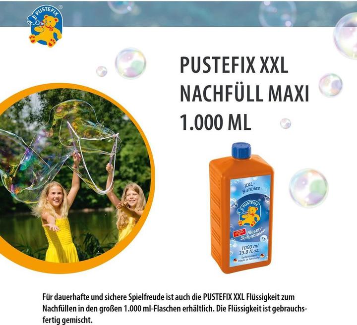 Immagine prodotto Pustefix Bottiglia di ricarica per bollicine XXL