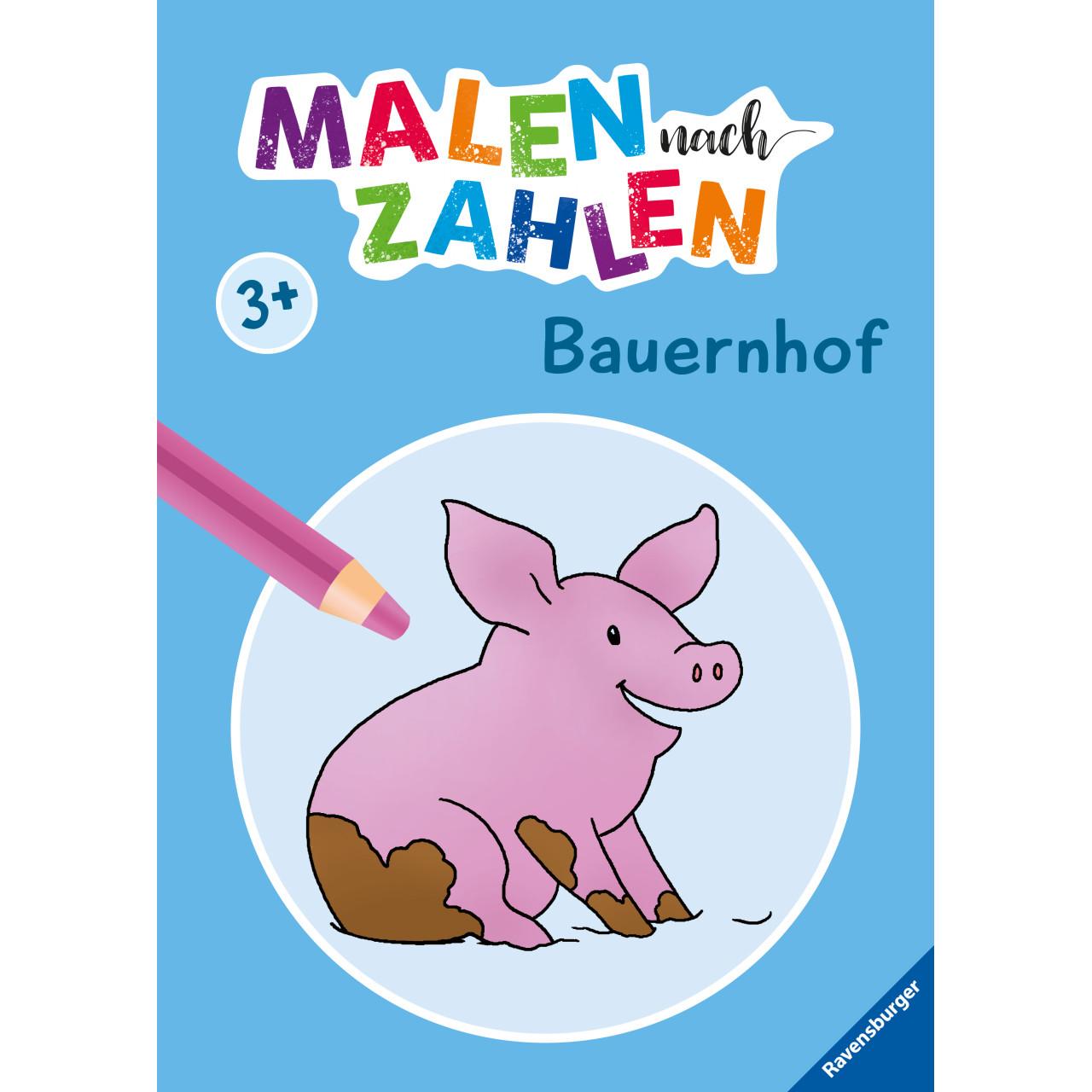Ravensburger Malen nach Zahlen ab 3: Bauernhof