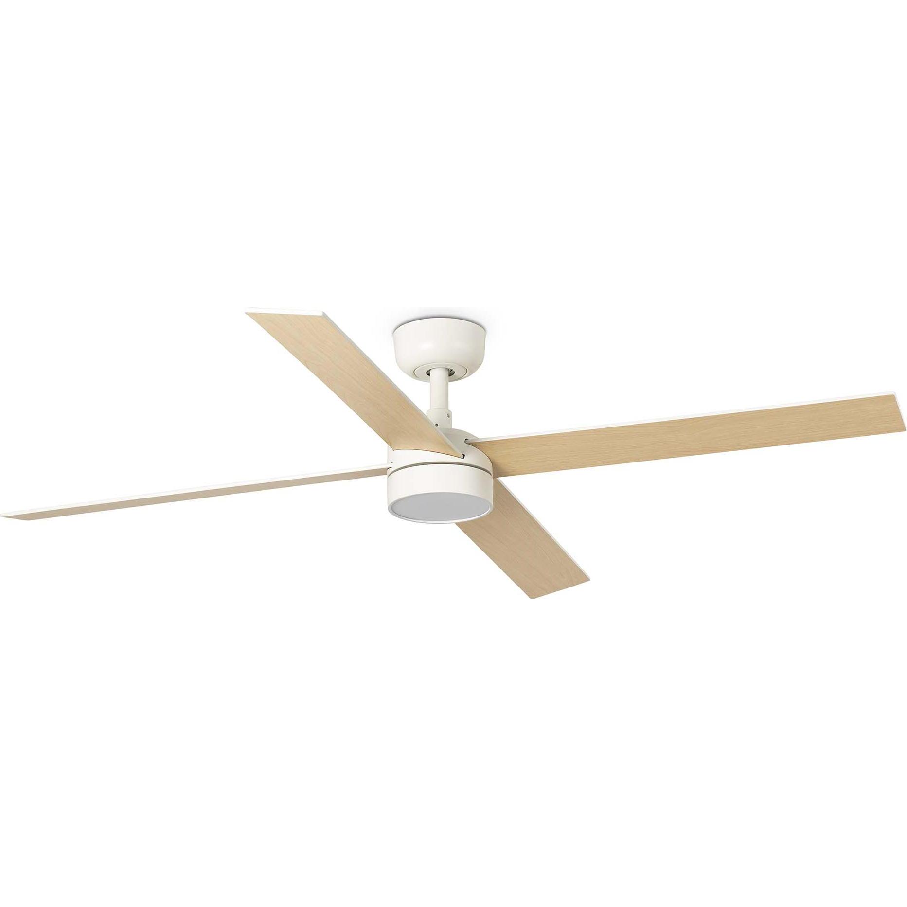 Faro DC Deckenventilator Rudder L-4 Weiss mit LED, Ventilator, Weiss