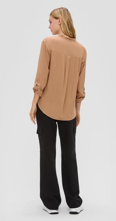 Produktbild s.Oliver Bluse Bluse mit Turn-up-Funktion (38)