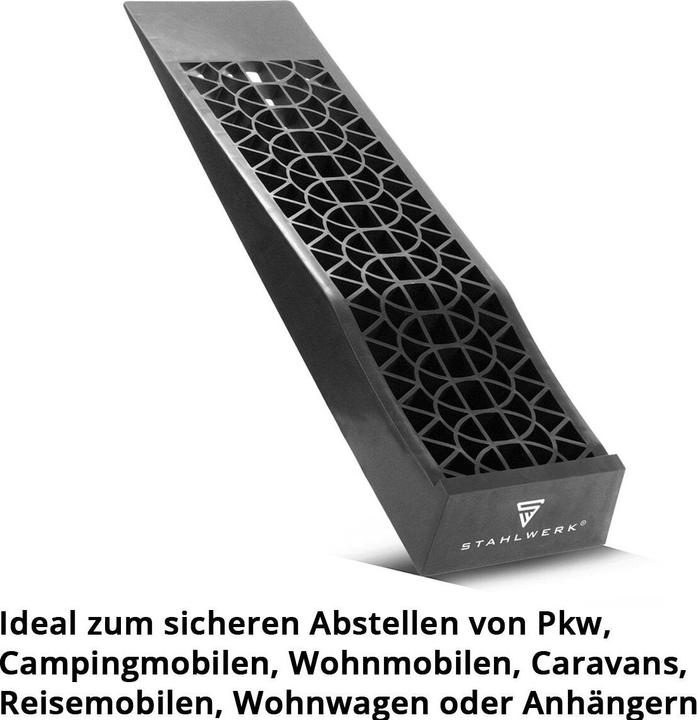 Image du produit Stahlwerk Cale de marche GT-13 ST Lot de 2 avec capacité de charge de 3t Cale d'accès Cale de compensation