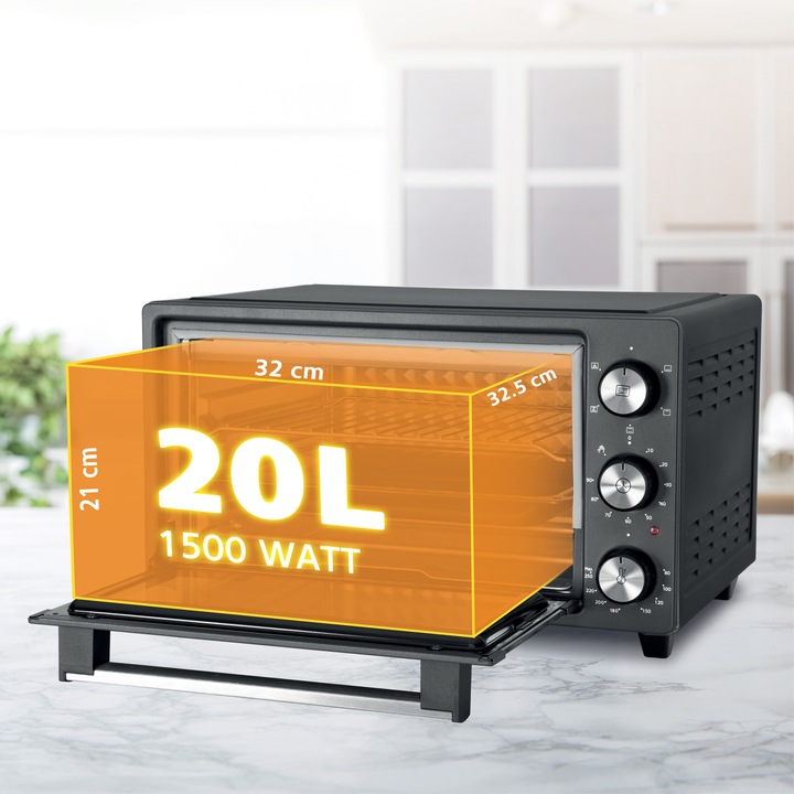 Produktbild Icqn Minibackofen 20L