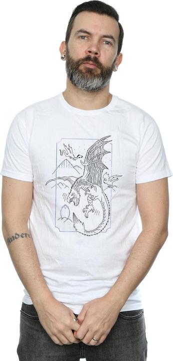 Immagine prodotto Dragon Line Art Maglietta Uomo (3XL)