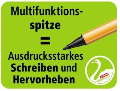Produktbild STABILO GREENpoint umweltfreundlicher Filzschreiber (Purple, 1 x)