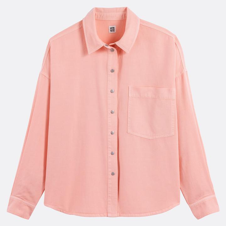 Immagine prodotto La Redoute Collections Weite Hemdbluse mit langen Ärmeln (M)
