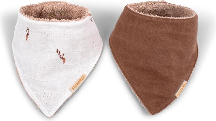 Produktbild Filibabba Bandana-Lätzchen 2er-Pack - Carrot Thief