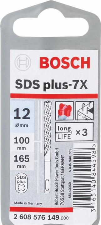 Actual product image Bosch Professional Zubehör SDSplus 7x hammer drill bit (12 millimetres)