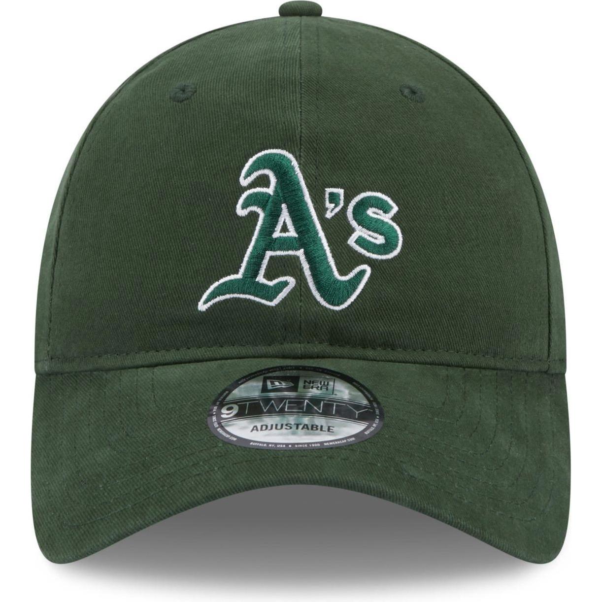 Thumbnail - New Era, Herren, Cap, 9Twenty Strapback Script Oakland Athletics, Grün, (One Size)