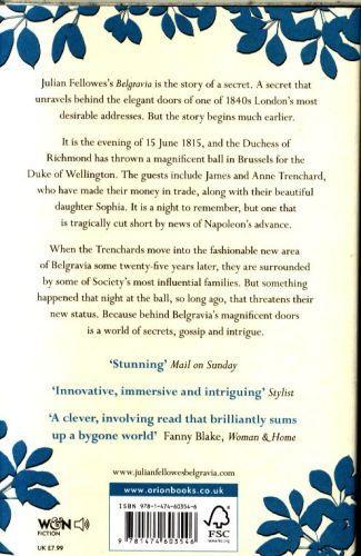 Nährwerte und Zutaten Julian Fellowes's Belgravia (Englisch, Julian Fellowes, 2016)