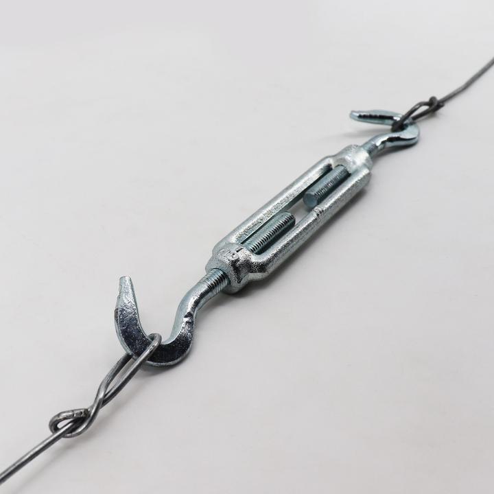 Actual product image Aquagart 5 Seilspanner für Wildzaun Fostzaun Spannschloss Drahtspanner 2 Haken