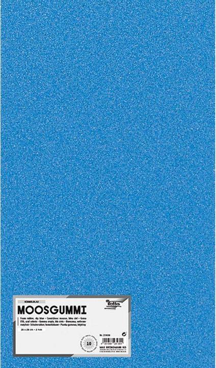 Actual product image Folia Foam rubber sky blue