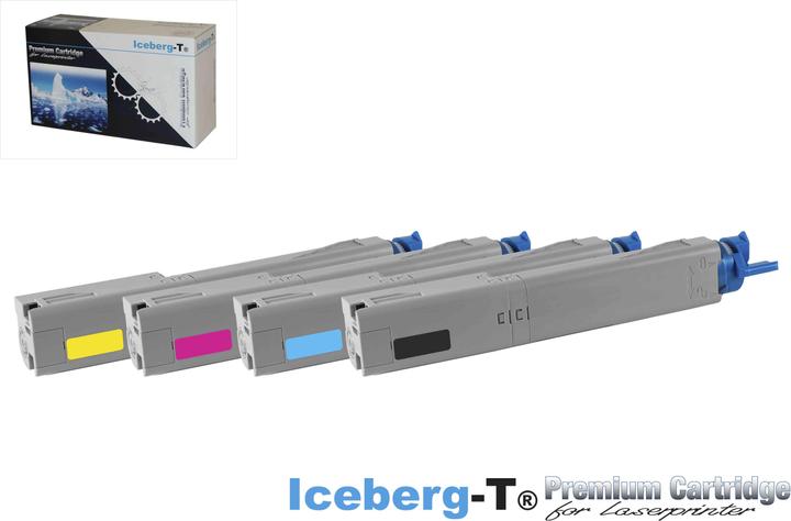 Immagine prodotto Iceberg-T Toner SET OKI C3300 Set con tutti e quattro i colori (M, C, Y, FC)