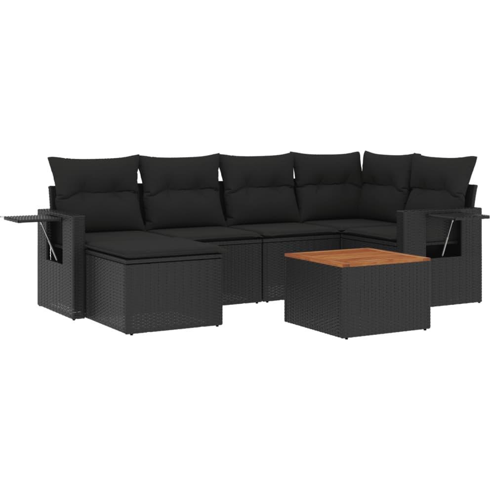 VidaXL, Gartenlounge, 10-tlg. Garten-Lounge-Set mit Kissen
