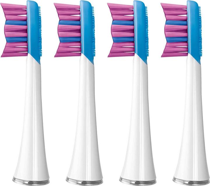 Actual product image Sencor SOX 003WH accessory for SOC 1x, 2x and 3x sonic toothbrushes (4 x)