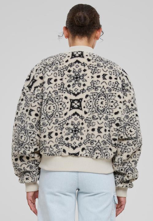Image du produit Karl Kani KW233-050-1 KK Metal Signature Paisley Teddy Bomber Jacket (XS)