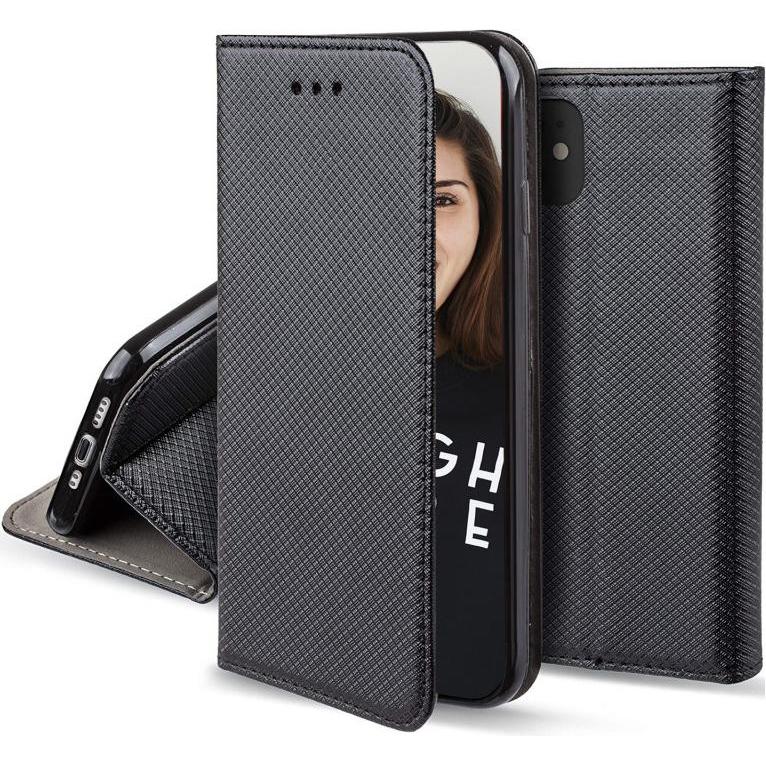 OEM Smart Magnetic Case für Xiaomi 13 Lite / Civi 2 schwarz (Xiaomi 13 Lite), Smartphone Hülle, Schwarz