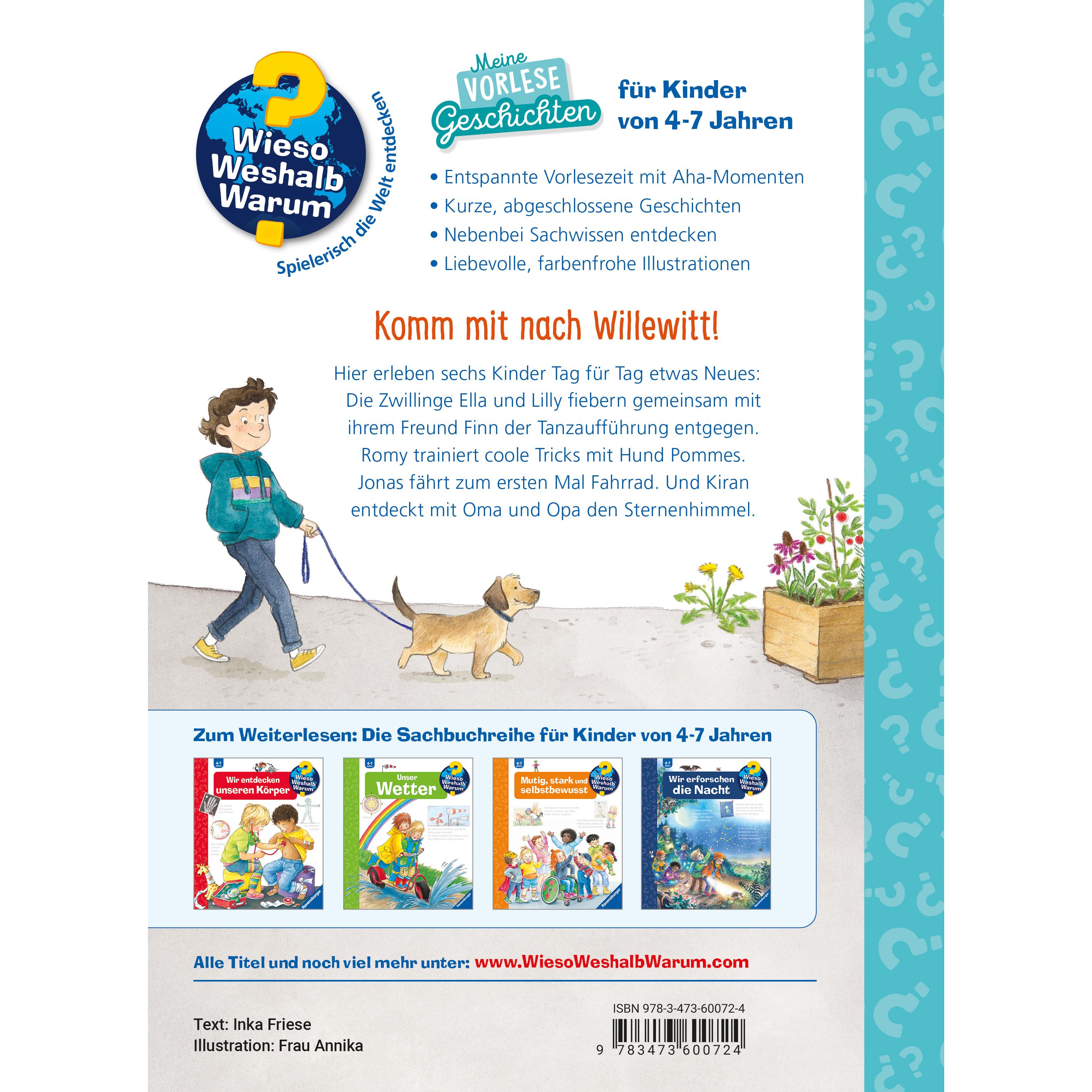Thumbnail - Wieso? Weshalb? Warum? Meine Vorlesegeschichten, Band 1: Was erleben wir Tag für Tag?, Kinderbücher von Inka Friese, Fra...