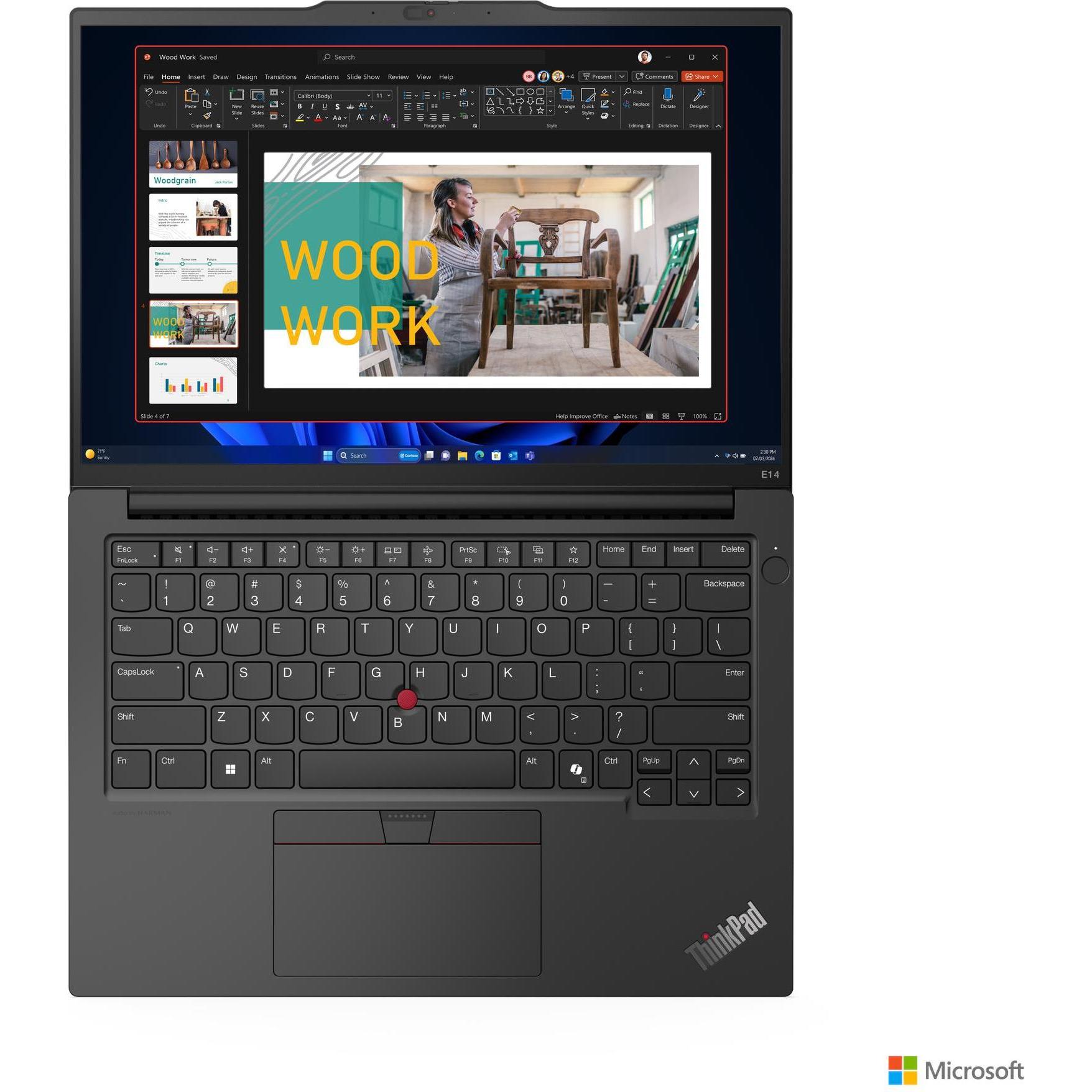 Lenovo ThinkPad E14 Gen 6 (Intel), Notebook Ersatzteile, Schwarz