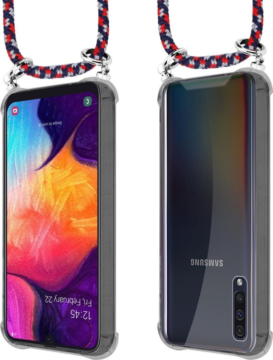 Produktbild Cadorabo TPU Handy Kette SILBER Cover
