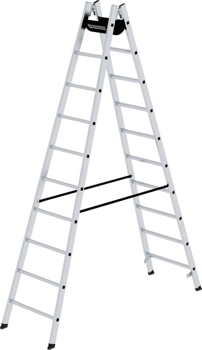 Produktbild Munk Sprossen-Stehleiter 2x10 Sprossen (Stehleiter, 295 cm)