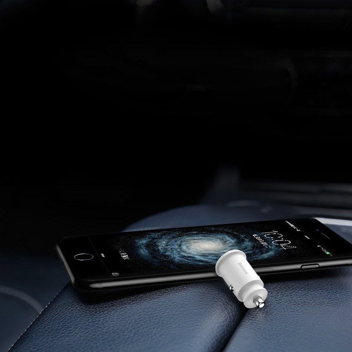 Actual product image Baseus Grain Car Charger Black