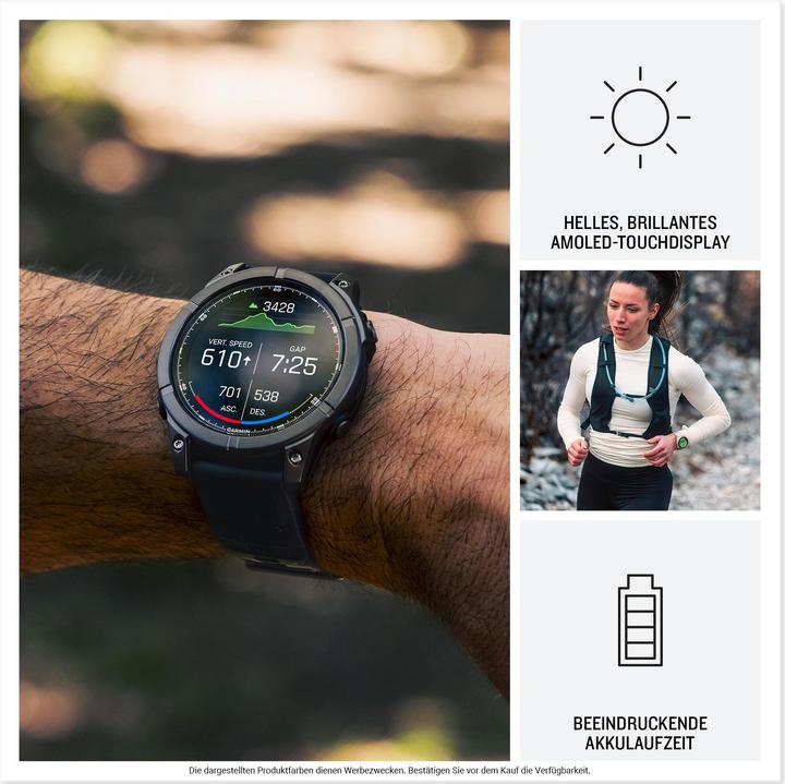 Actual product image Garmin fenix E (47 mm)