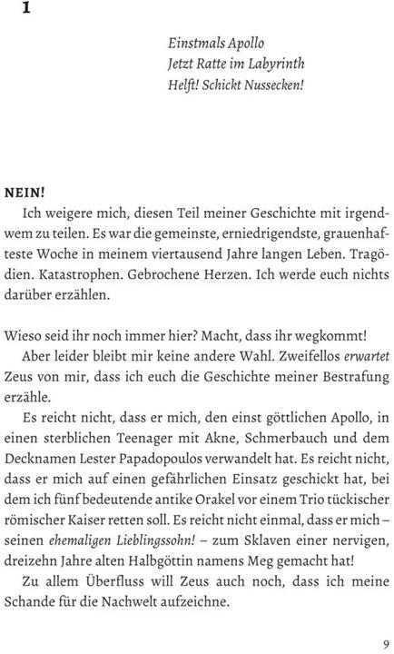 Produktbild Die Abenteuer des Apollo 3: Das brennende Labyrinth (Rick Riordan, Deutsch)