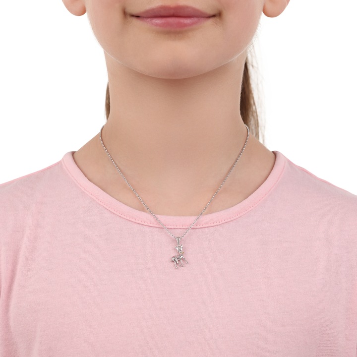 Produktbild Prinzessin Lillifee Halsschmuck für Mädchen, 925 Sterling Silber | Rehkitz (Silber 925)