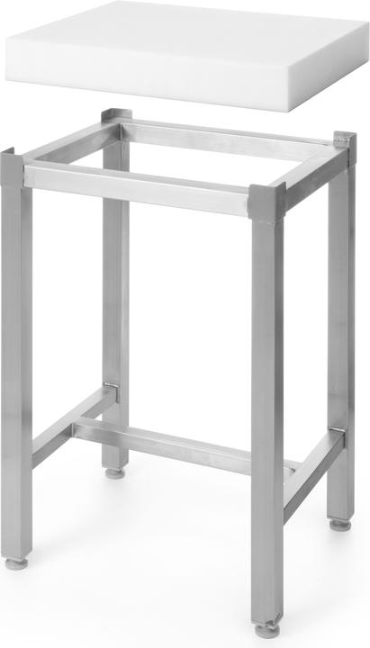 Actual product image Hendi Polyethylene chopping block with base