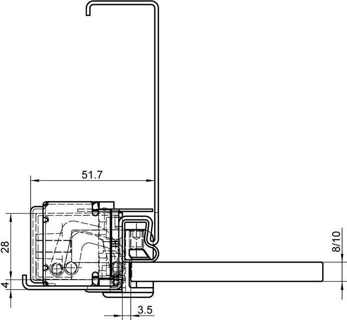 Produktbild Simonswerk Objektbänder TECTUS Glas TEG 310 2D 80