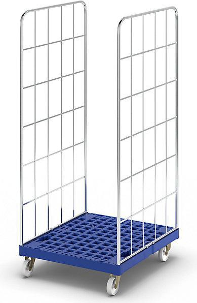 Actual product image kaiserkraft Roller container with plastic roller plate (500 kg)