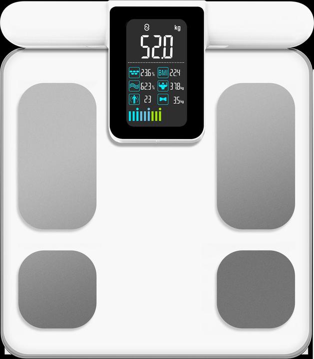 Extralink Smartlife Bathroom Scale With Body Fat Analysis K-201