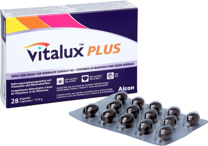 Produktbild Vitalux Plus Kaps (28 Stück, Kapseln, 33 g)