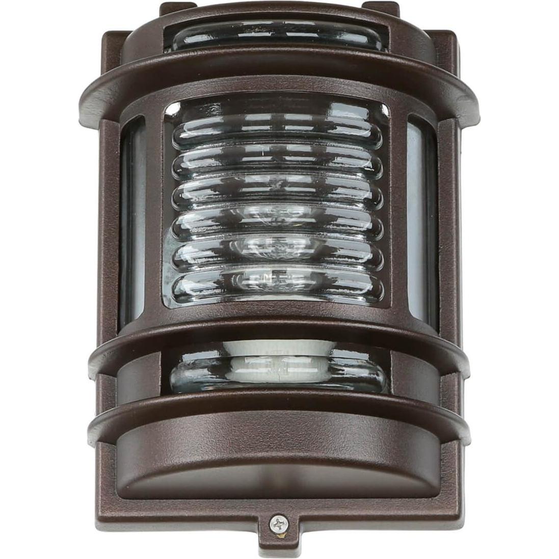 Licht-Erlebnisse, Gartenbeleuchtung, Wandlampe Gracia Messing (E27, IP64)