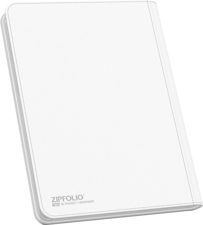 Actual product image Ultimate Guard Zipfolio Xenoskin 9-Pocket White