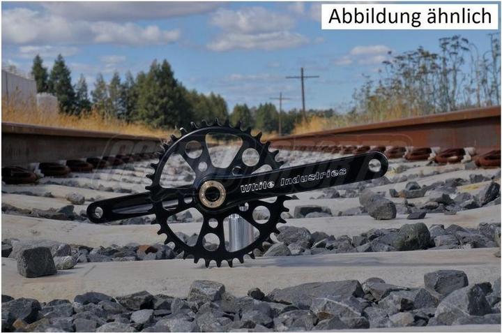 Image du produit White Industries G30 Manivelle, 170mm, 68/86mm, 30mm, black/black Extractor Cap (170 mm)