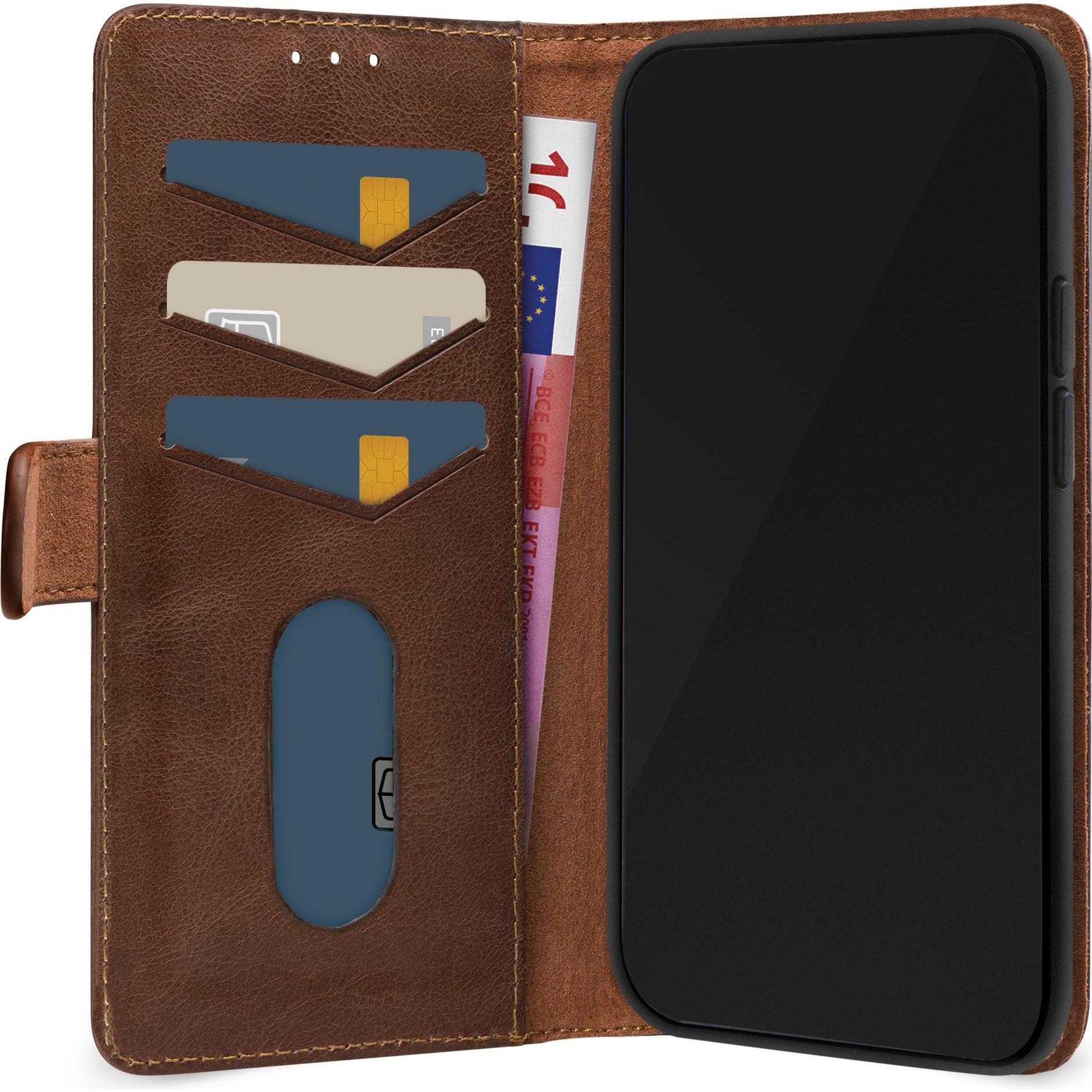 Thumbnail - Mobilize Portemonnaie aus Leder (Samsung Galaxy A33 5G), Smartphone Hülle, Braun