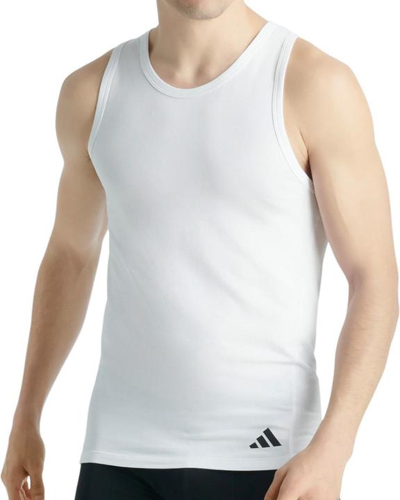 Produktbild adidas 4er Pack Active Flex Cotton Ergonomic Unterhemd / Tanktop (L)