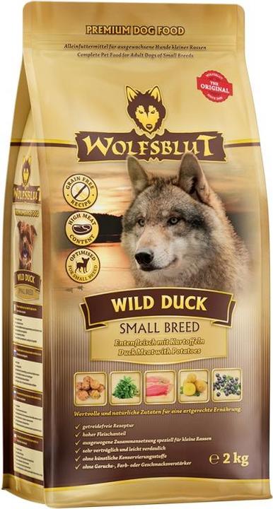 Actual product image Wolfsblut Wild Duck (Adult, 1 pcs., 2000 g)