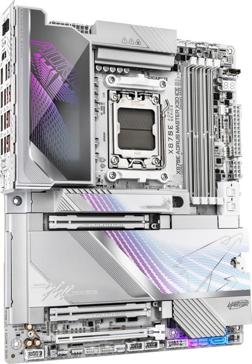 Actual product image Gigabyte X870E AORUS MASTER X ICE (X870,AM5,ATX,DDR5) (AM5, AMD X870E, ATX)