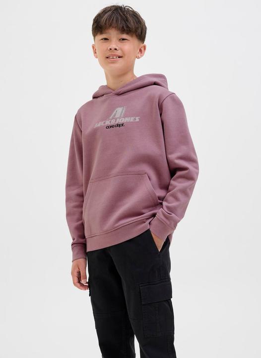 Actual product image Jack & Jones Jcotier Front Print Sweat Hood Sn Jnr (128)