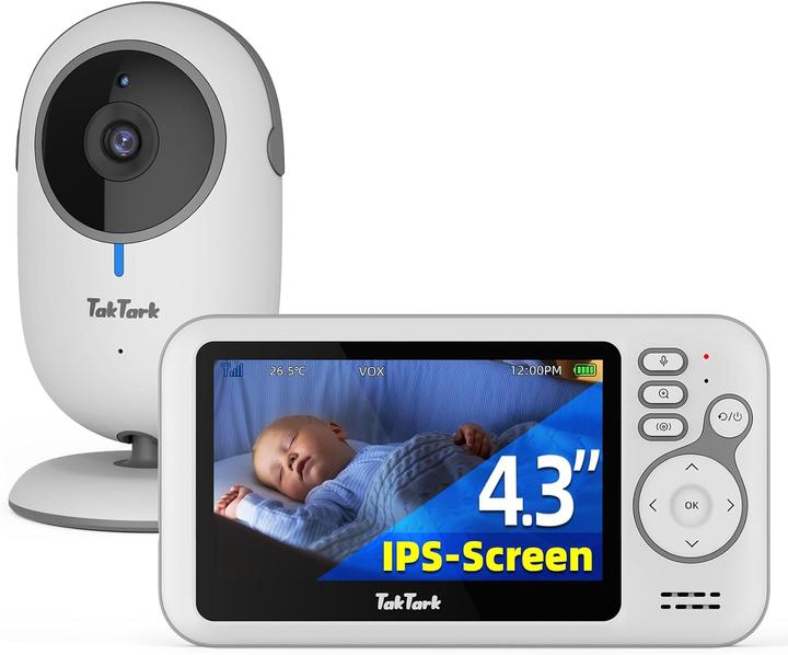 Produktbild TakTark Babyphone mit Kamera (Babyphone mit Kamera, 260 m)