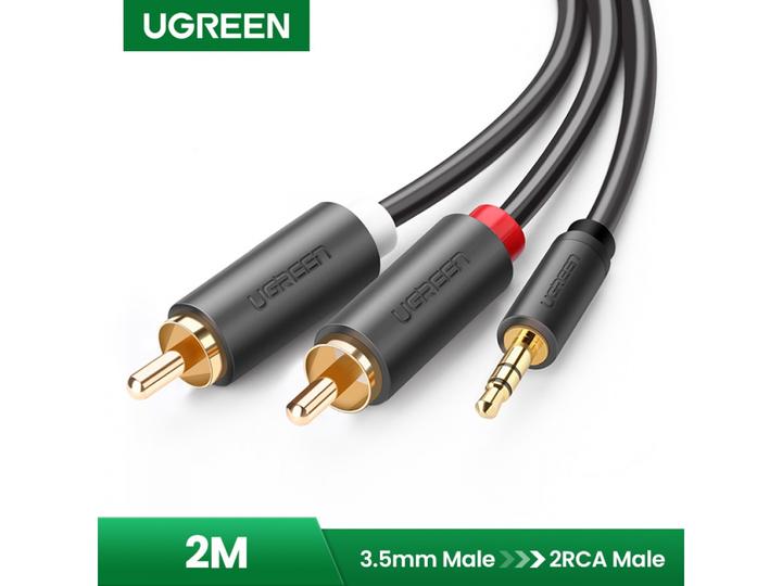 Produktbild Ugreen 3.5mm Klinke — 2x Cinch (2 m, 3.5mm Klinke (AUX))