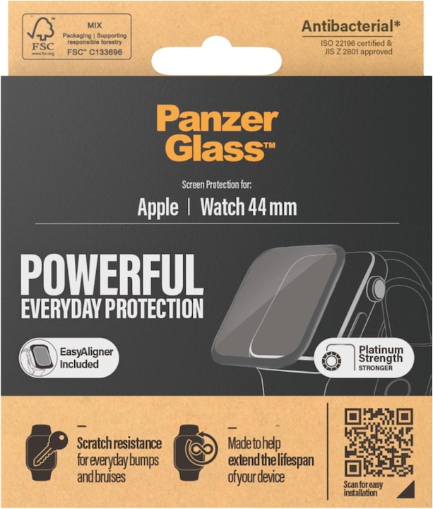 Actual product image PanzerGlass Screen protector Apple Watch 44 mm