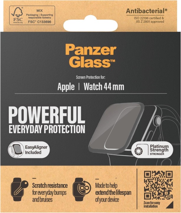 Produktbild PanzerGlass Displayschutz Apple Watch 44 mm