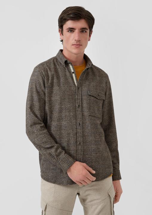 Immagine prodotto s.Oliver Hemd Regular Fit: Flanellhemd mit Button-Down-Kragen (M)