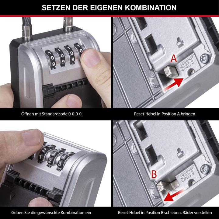 Immagine prodotto Master Lock Cassetta portachiavi con staffa rimovibile 5482EURD