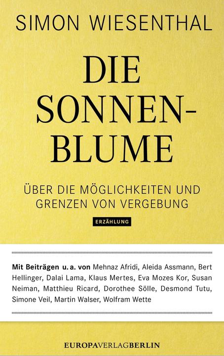 Produktbild Die Sonnenblume (Deutsch, Simon Wiesenthal, 2015)